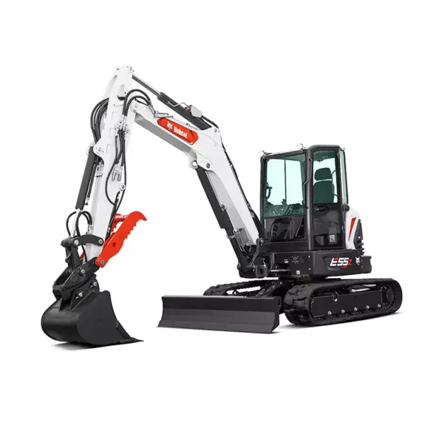 Гумено-верижен багер Bobcat E55Z